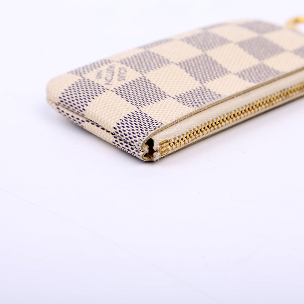 Pochette Cles Damier Azur