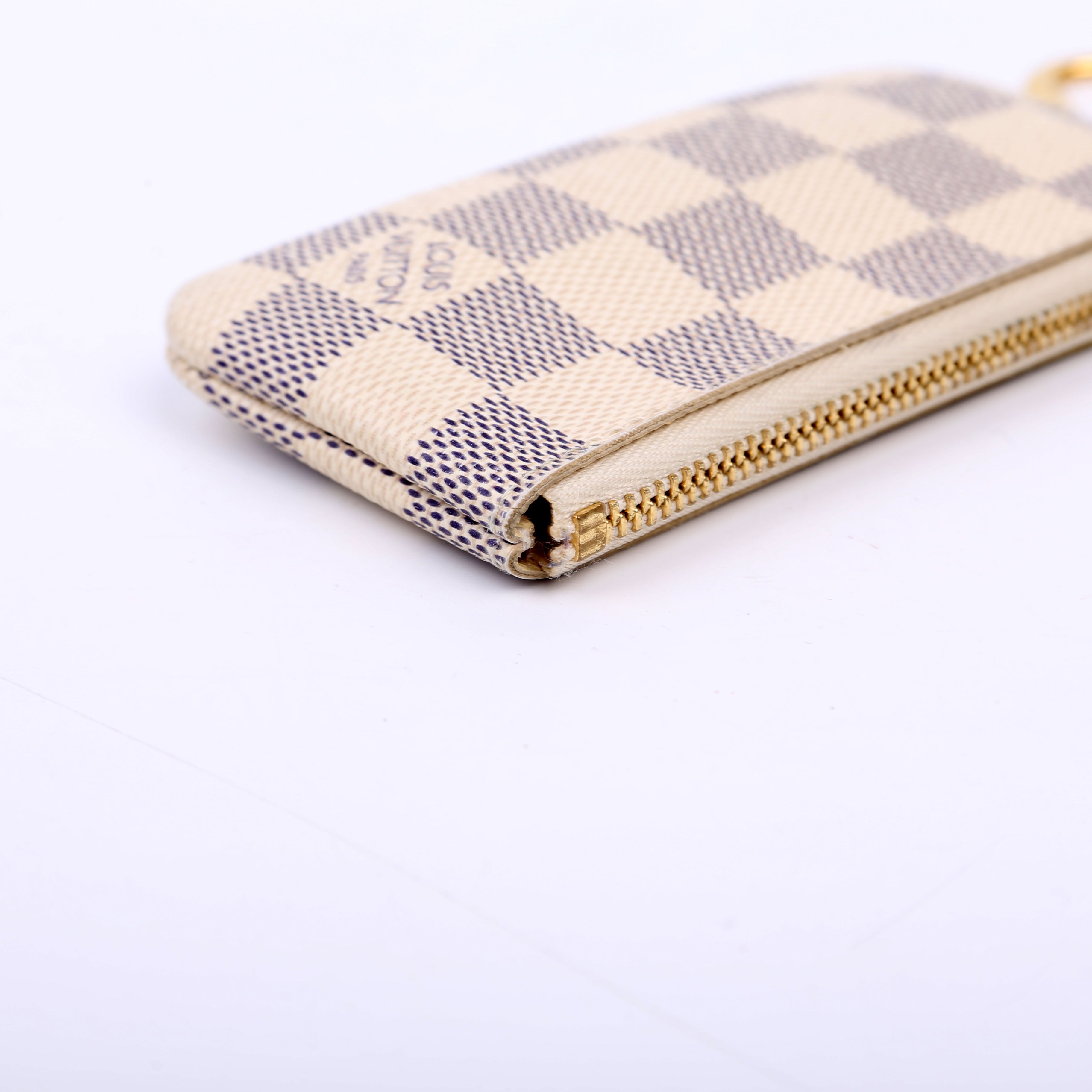 Pochette Cles Damier Azur