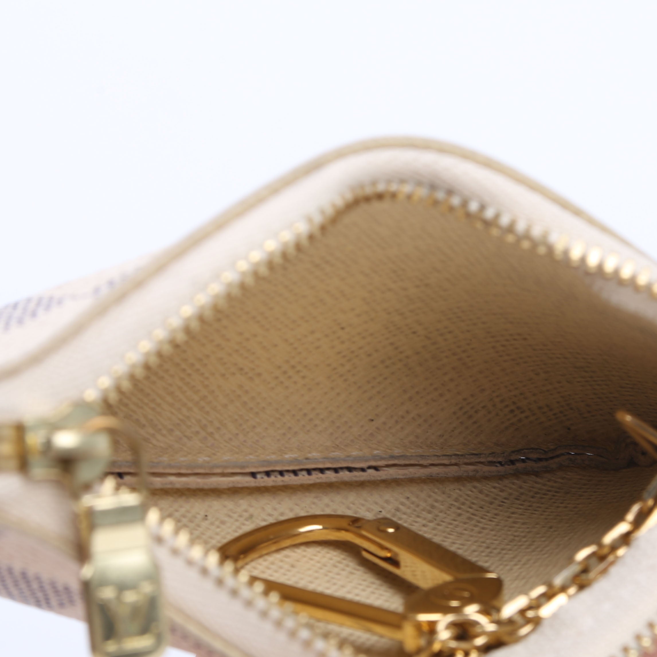 Pochette Cles Damier Azur