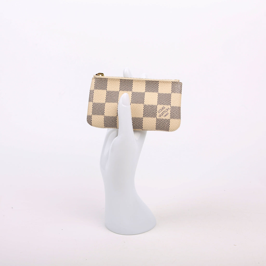Pochette Cles Damier Azur