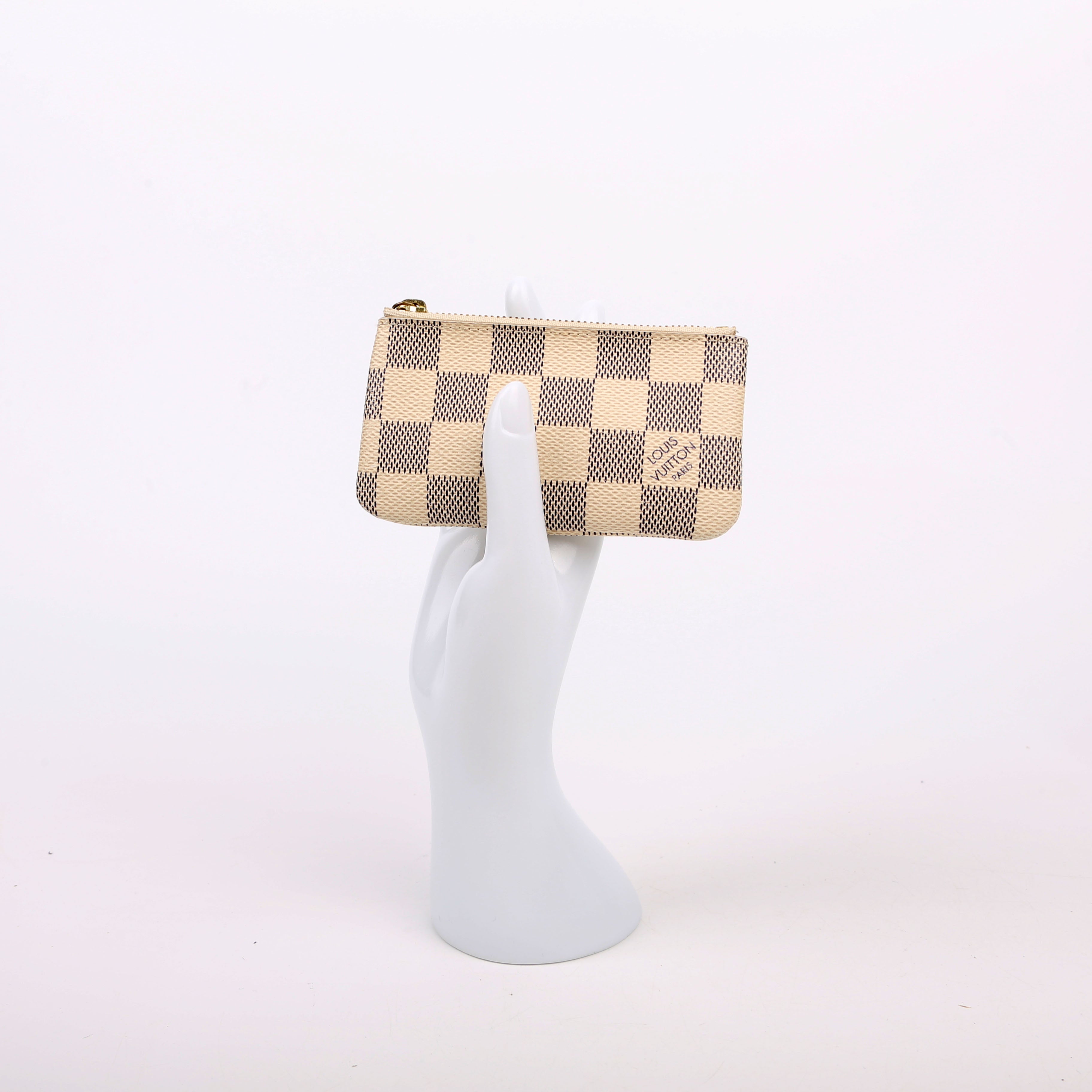 Pochette Cles Damier Azur