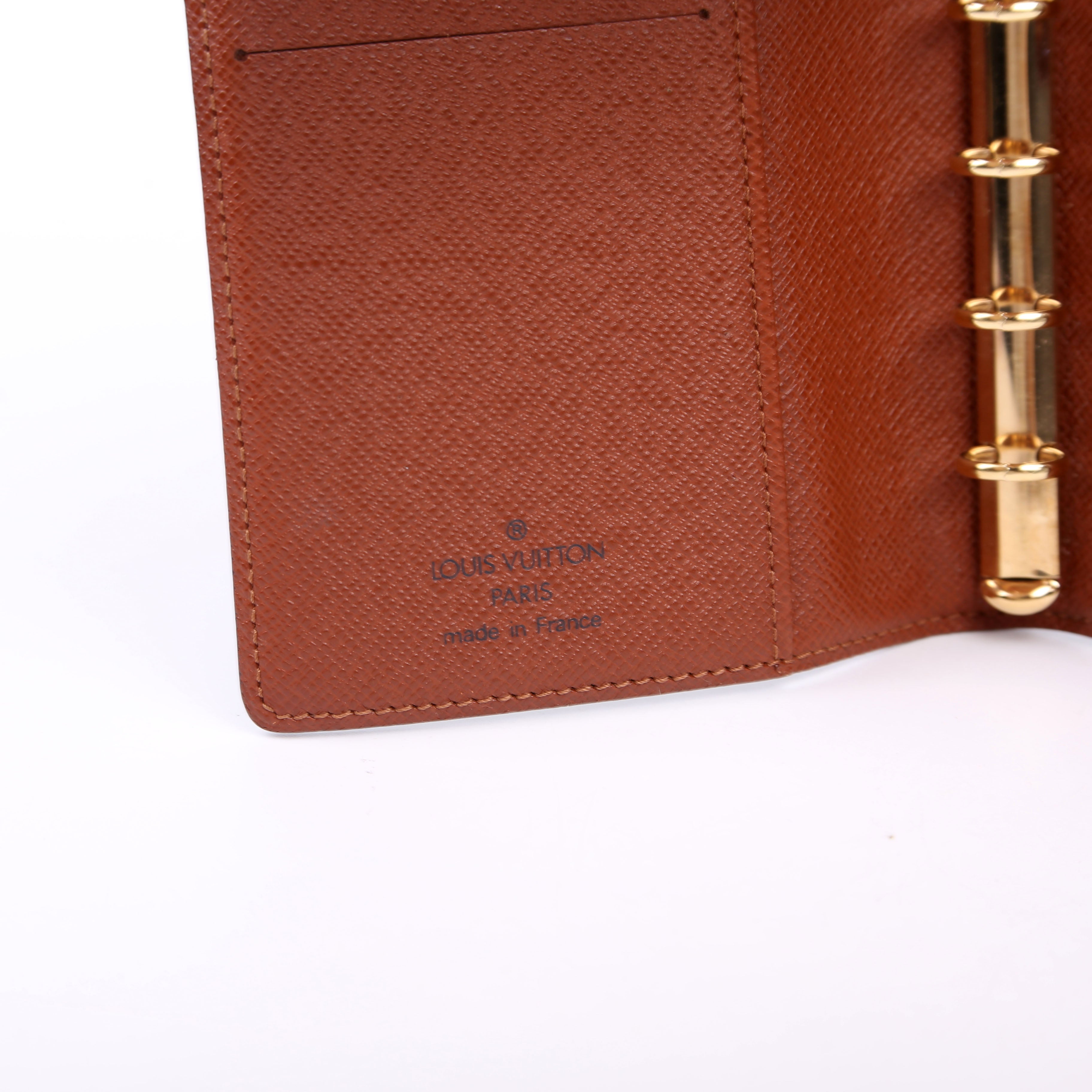 Agenda Small Ring Monogram