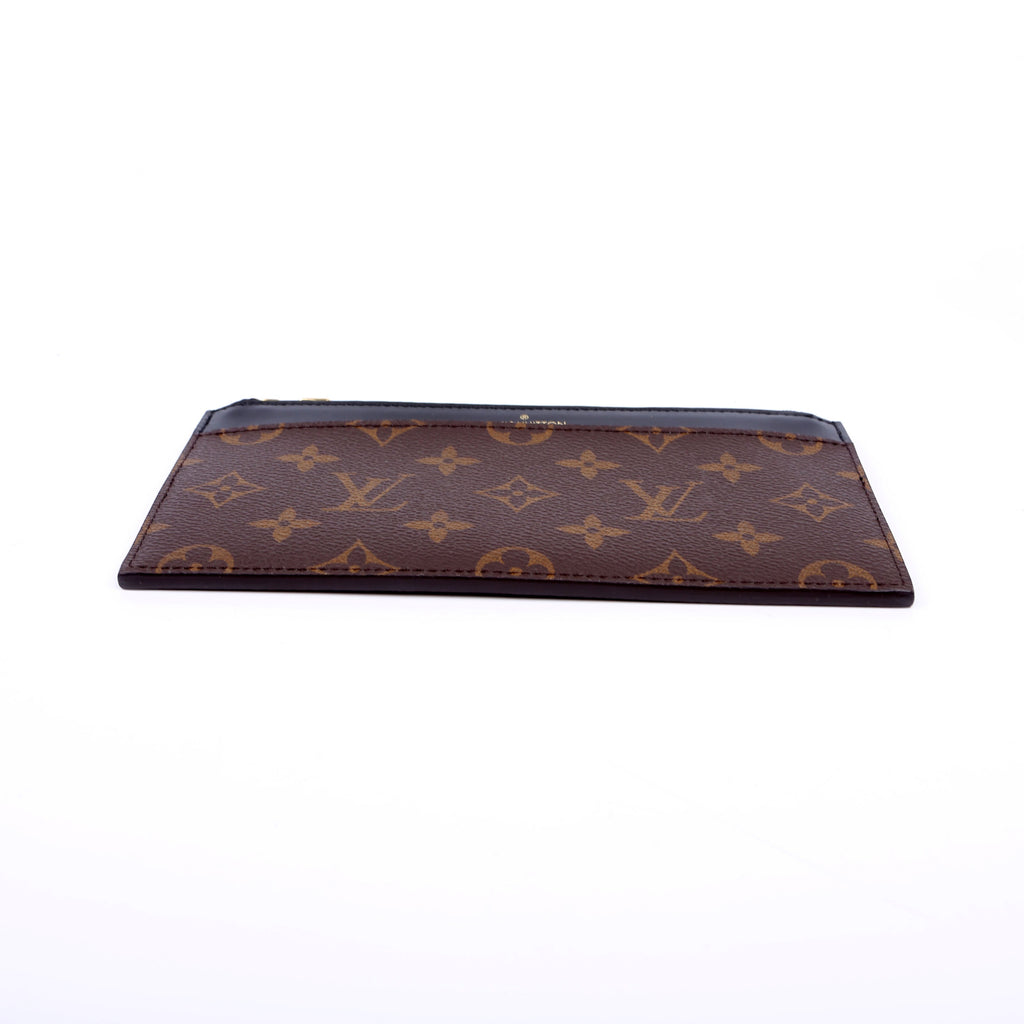 Slim Wallet Purse Monogram Black