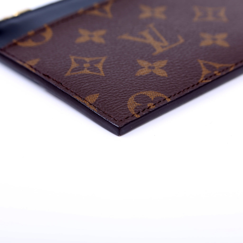 Slim Wallet Purse Monogram Black