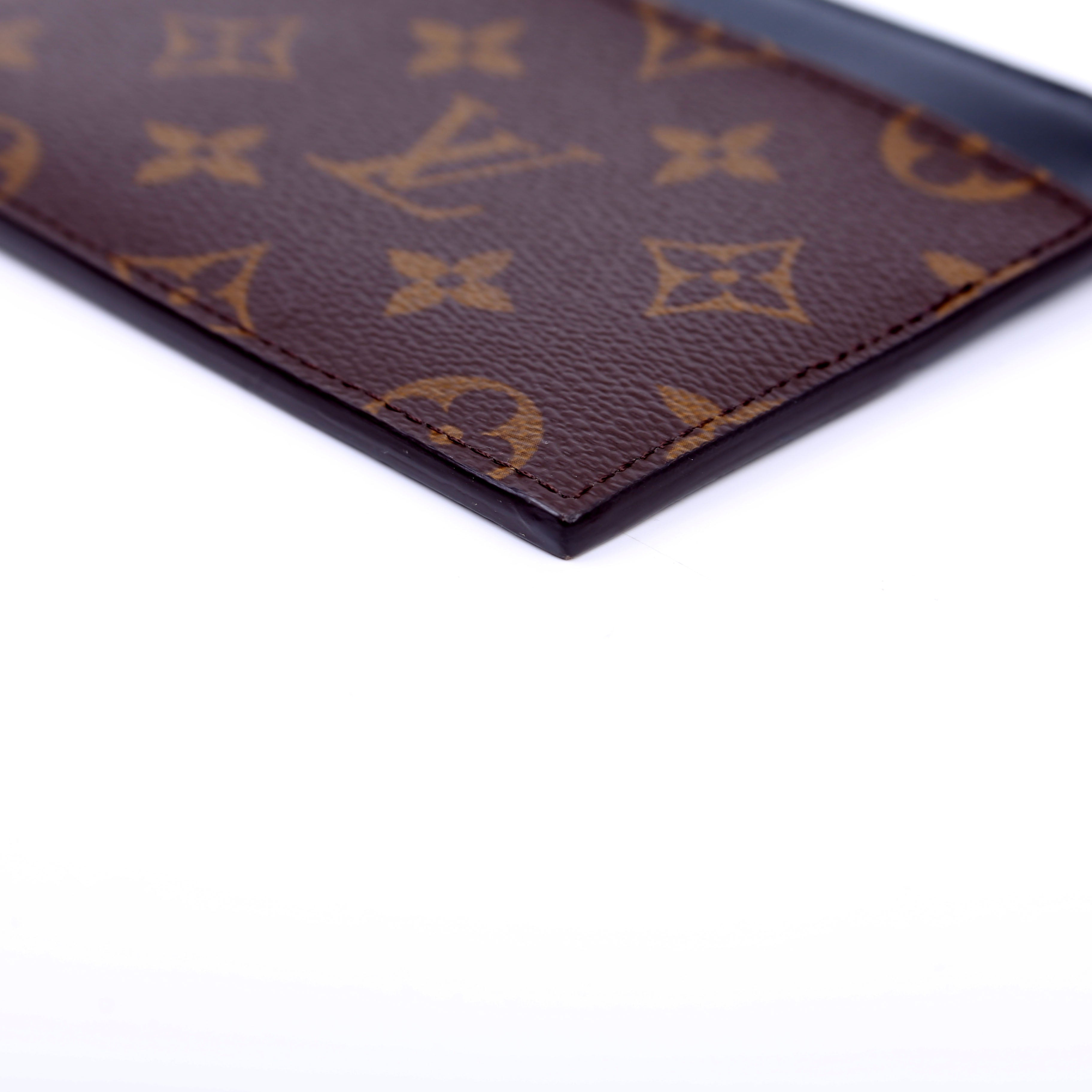 Slim Wallet Purse Monogram Black