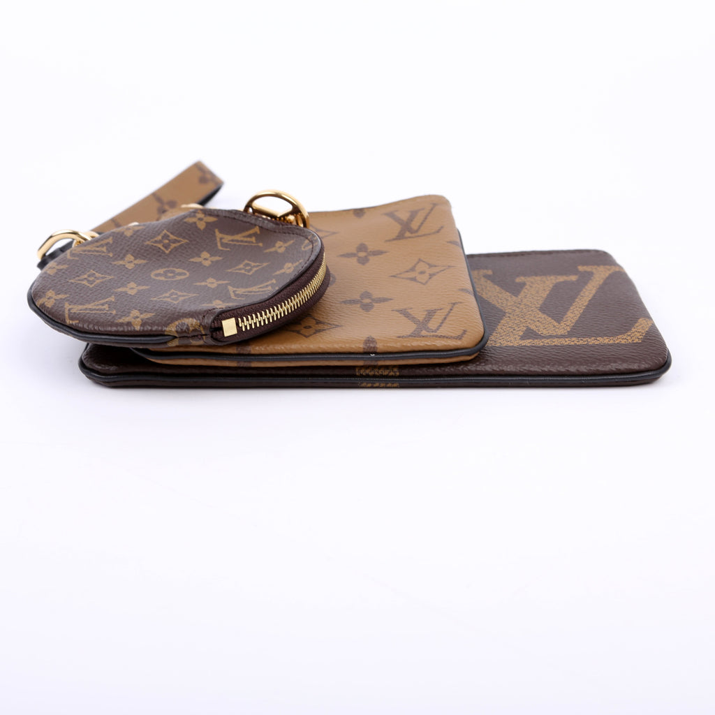 Trio Pochette Reversed Monogram