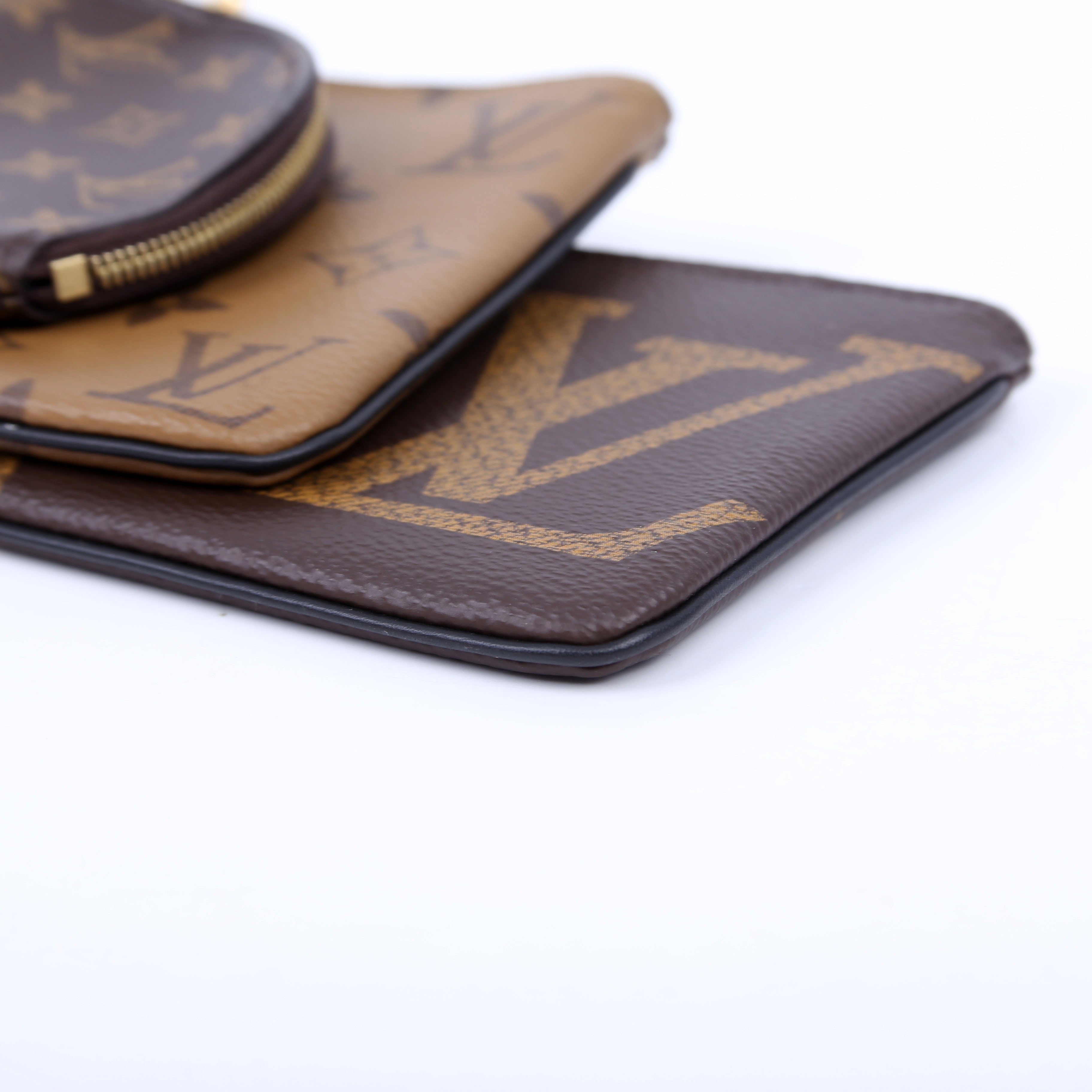 Trio Pochette Reversed Monogram