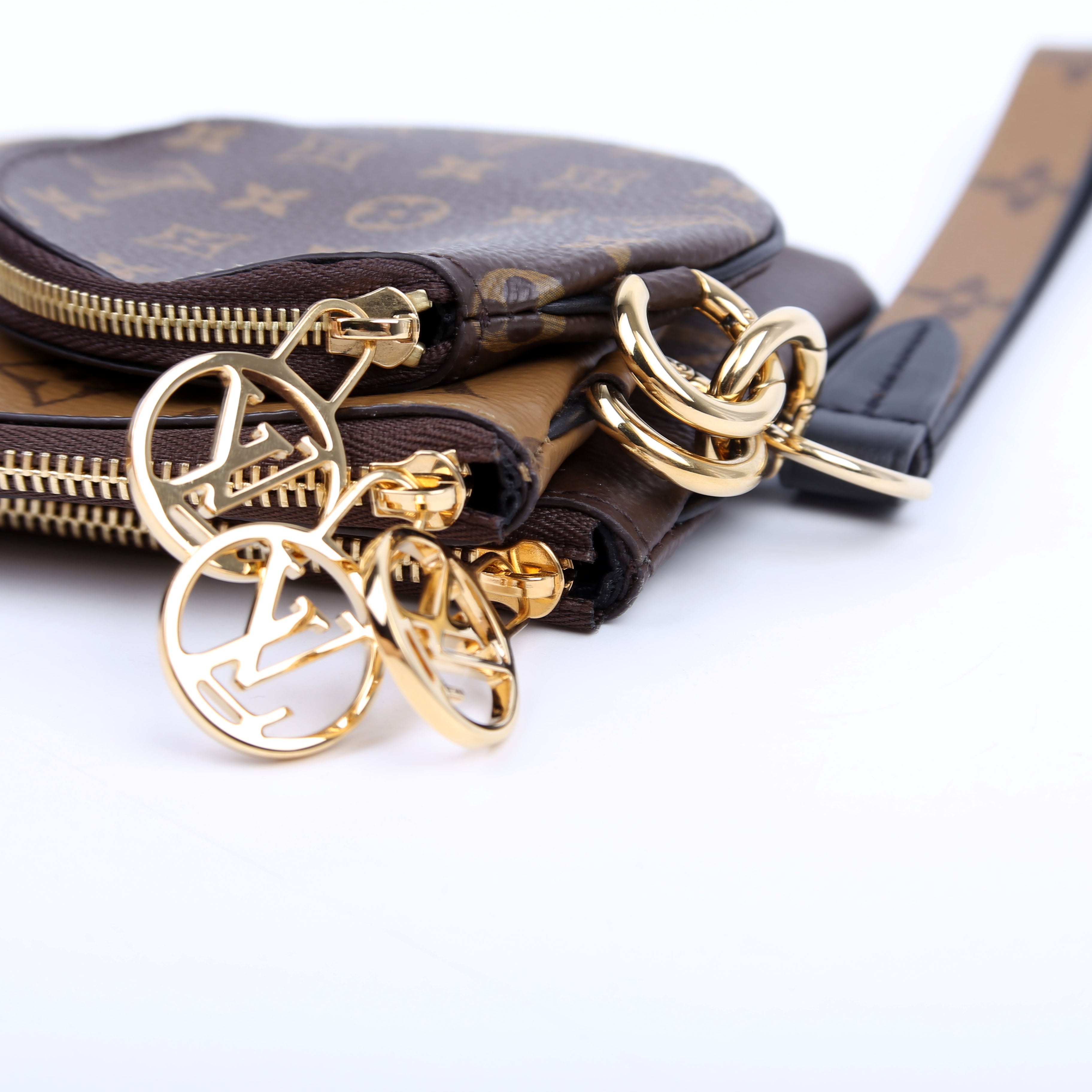 Trio Pochette Reversed Monogram