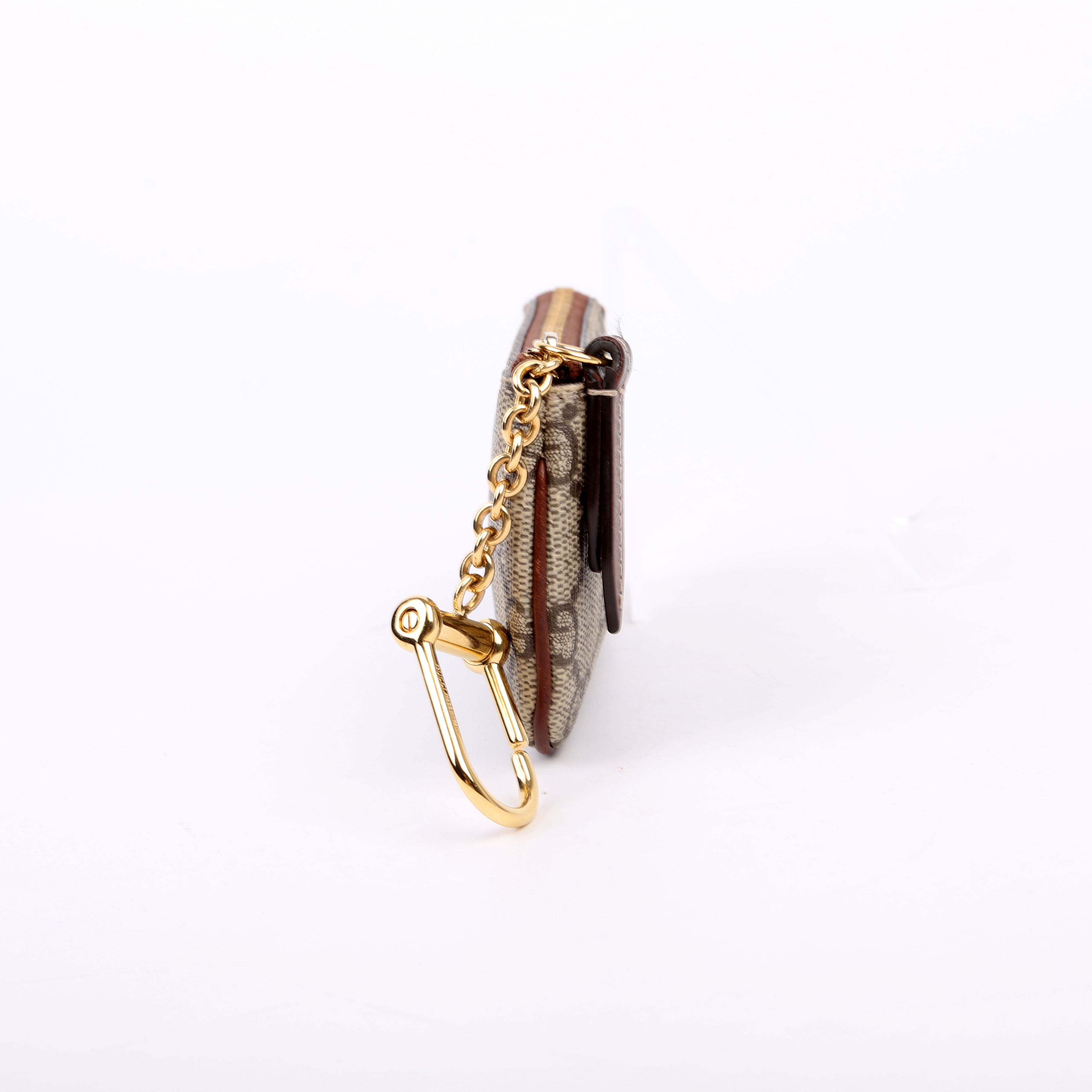 447964 GG Supreme Key Case Brown