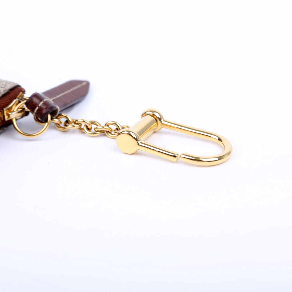 447964 GG Supreme Key Case Brown