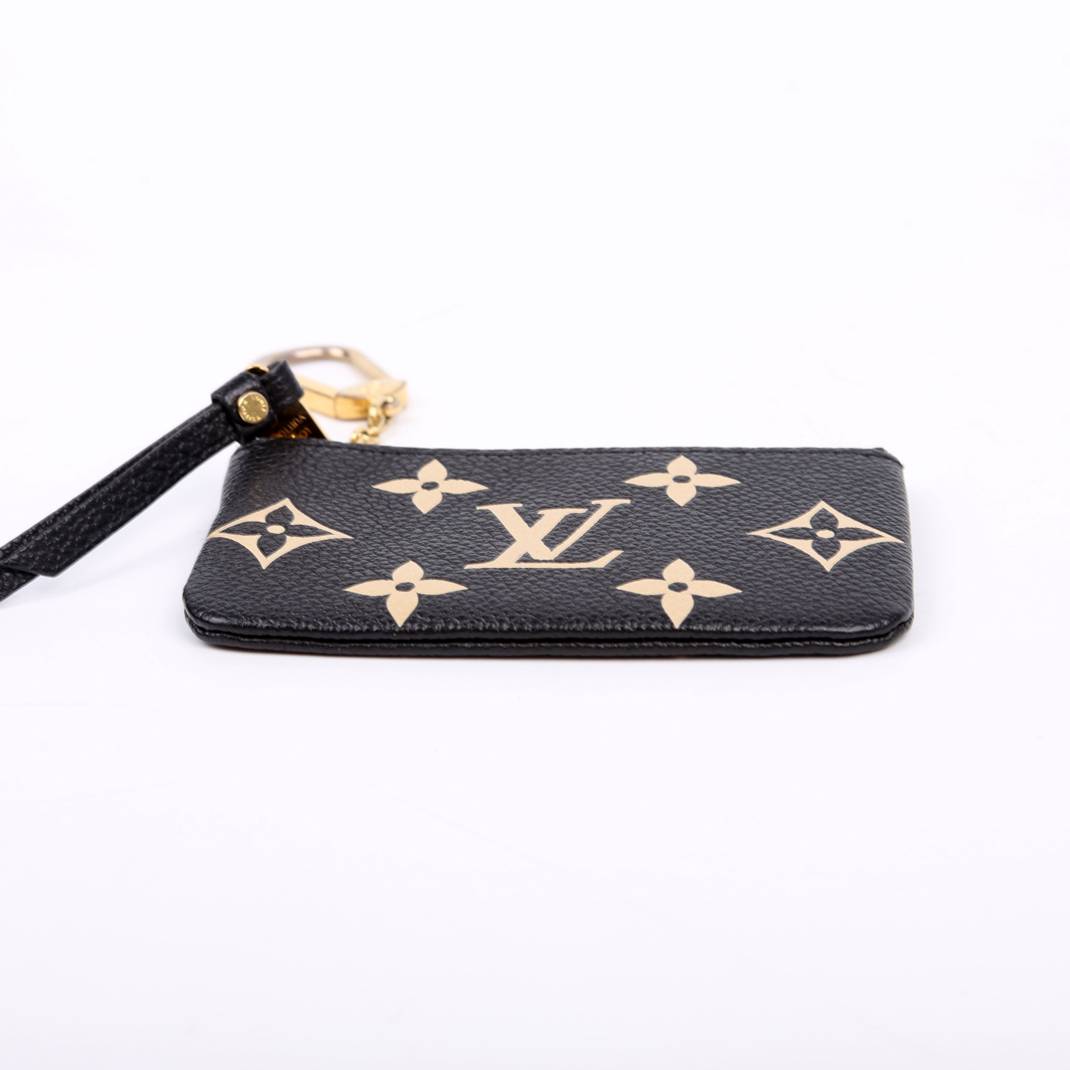Pochette Cles NM Bicolor Empreinte Black/Beige
