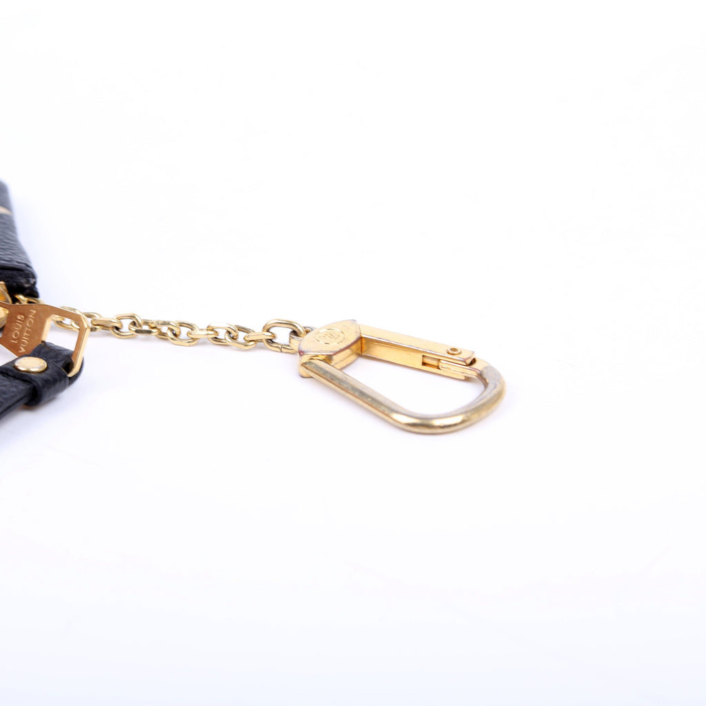 Pochette Cles NM Bicolor Empreinte Black/Beige