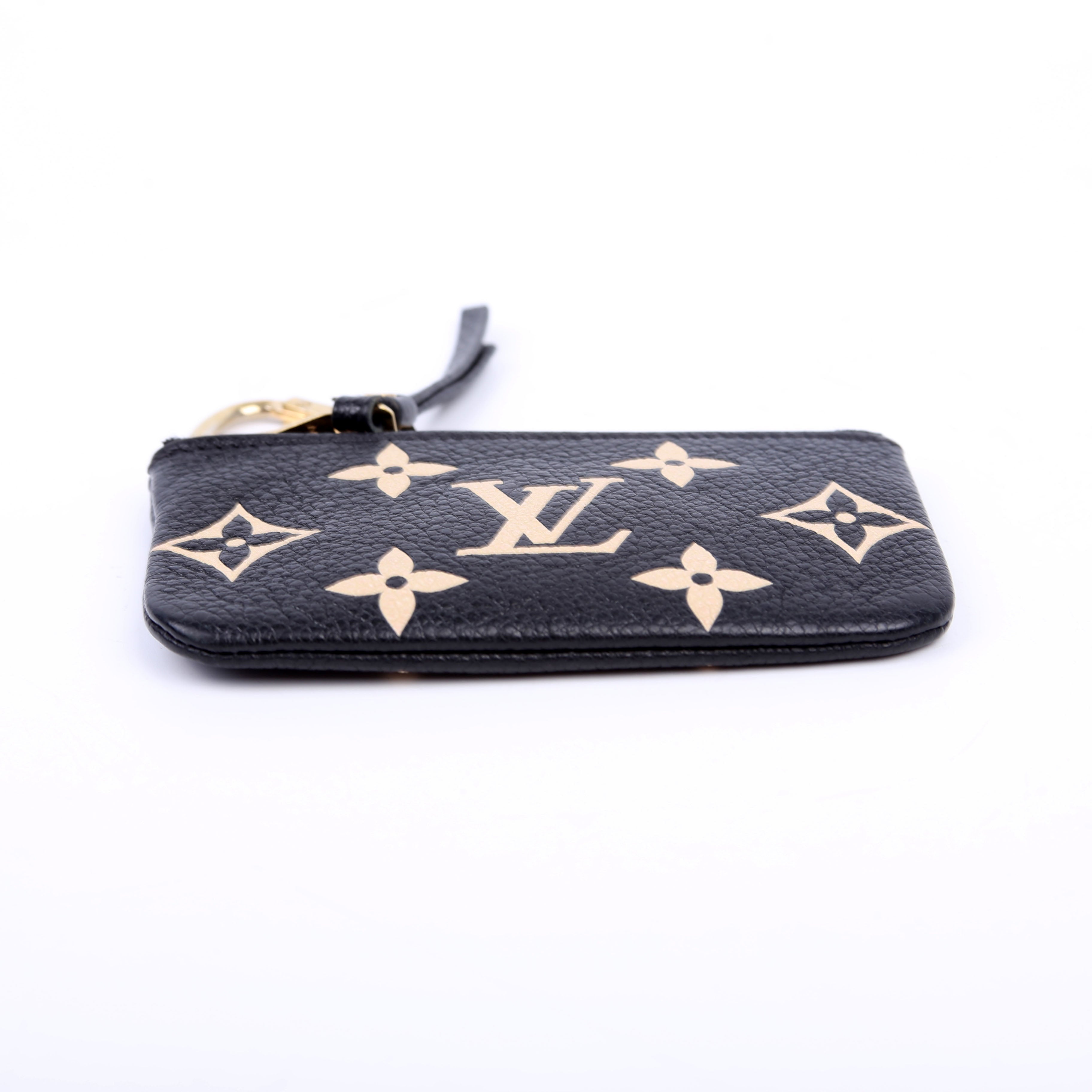Pochette Cles NM Bicolor Empreinte Black/Beige