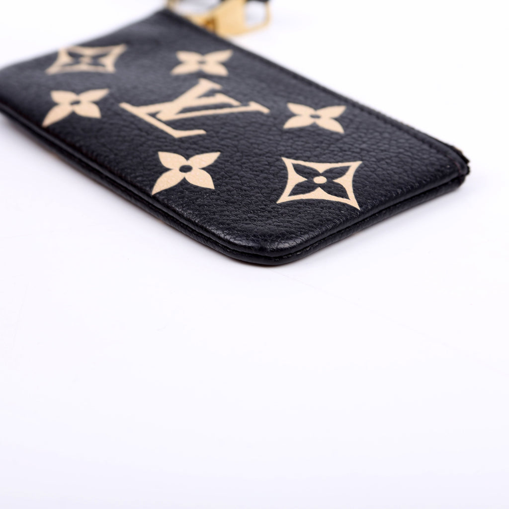 Pochette Cles NM Bicolor Empreinte Black/Beige