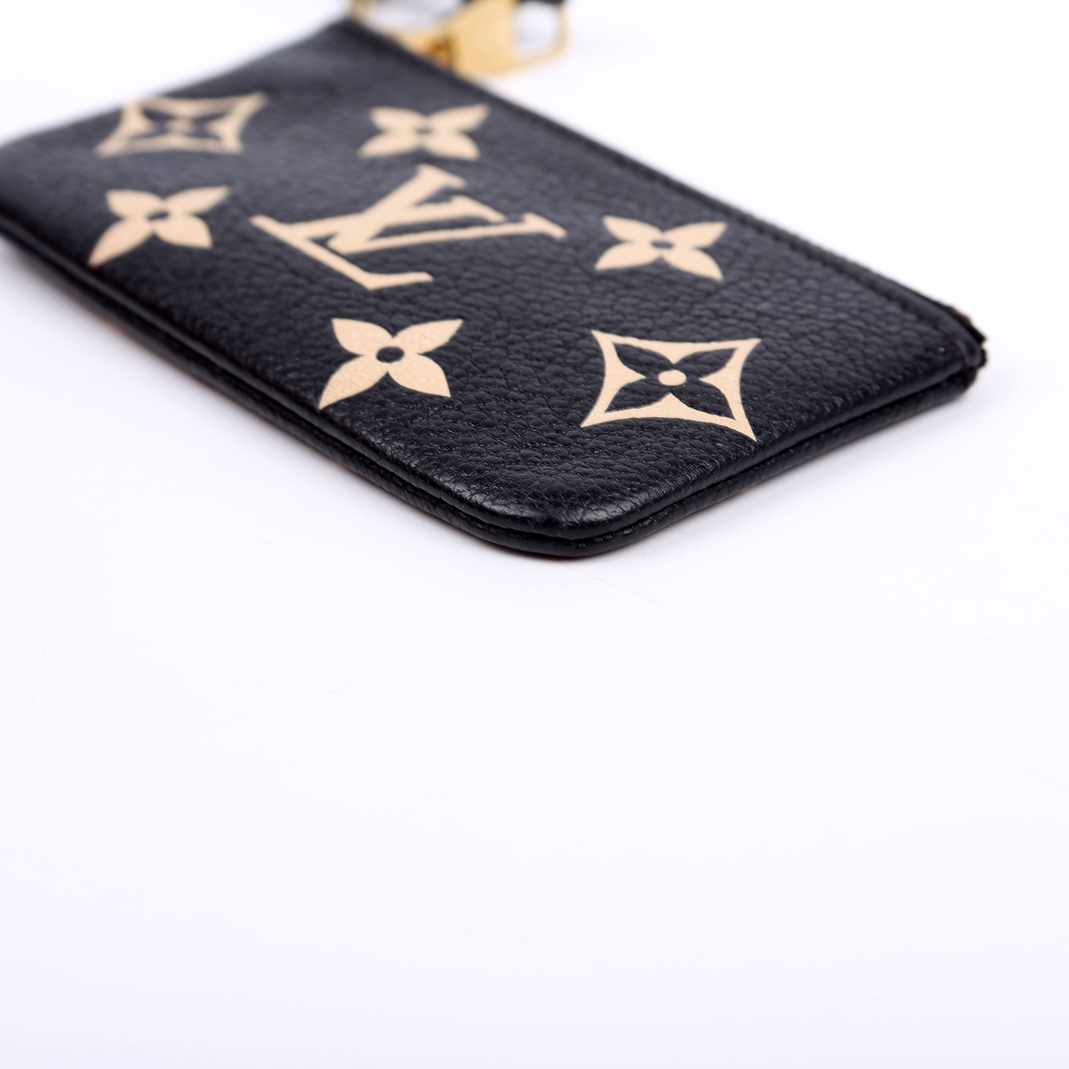 Pochette Cles NM Bicolor Empreinte Black/Beige