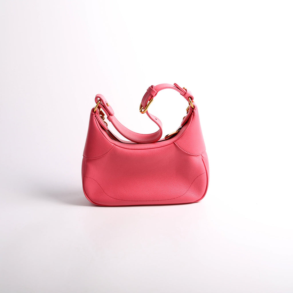 731817 Aphrodite Leather Small Shoulder Bag Pink/Gold