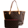 Neverfull With Wallet MM Monogram Brown/Berry