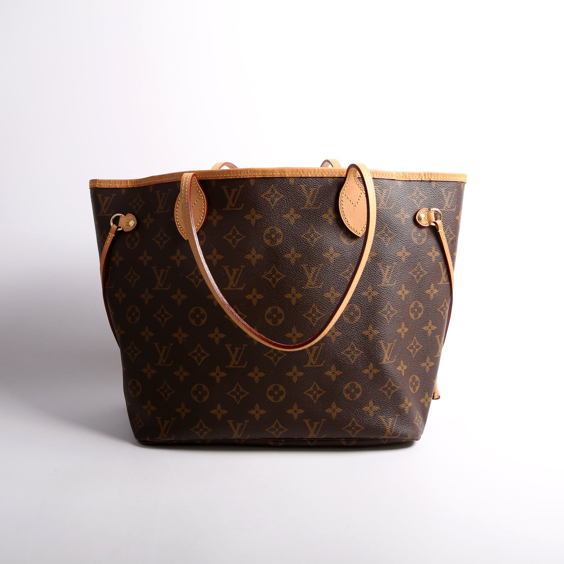 Neverfull With Wallet MM Monogram Brown/Berry