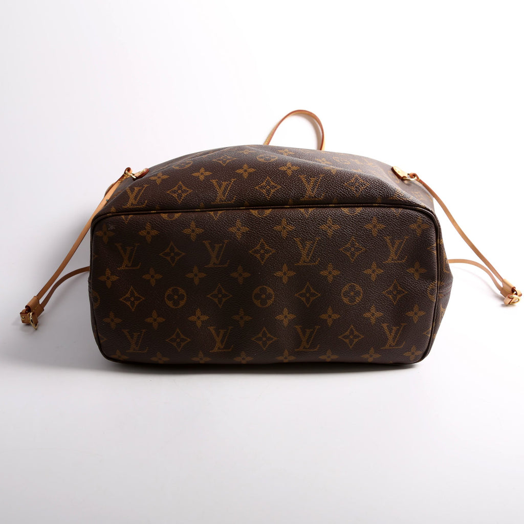 Neverfull With Wallet MM Monogram Brown/Berry