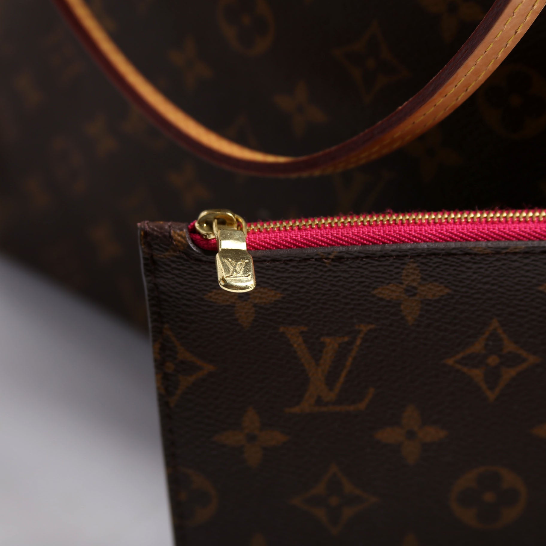 Neverfull With Wallet MM Monogram Brown/Berry