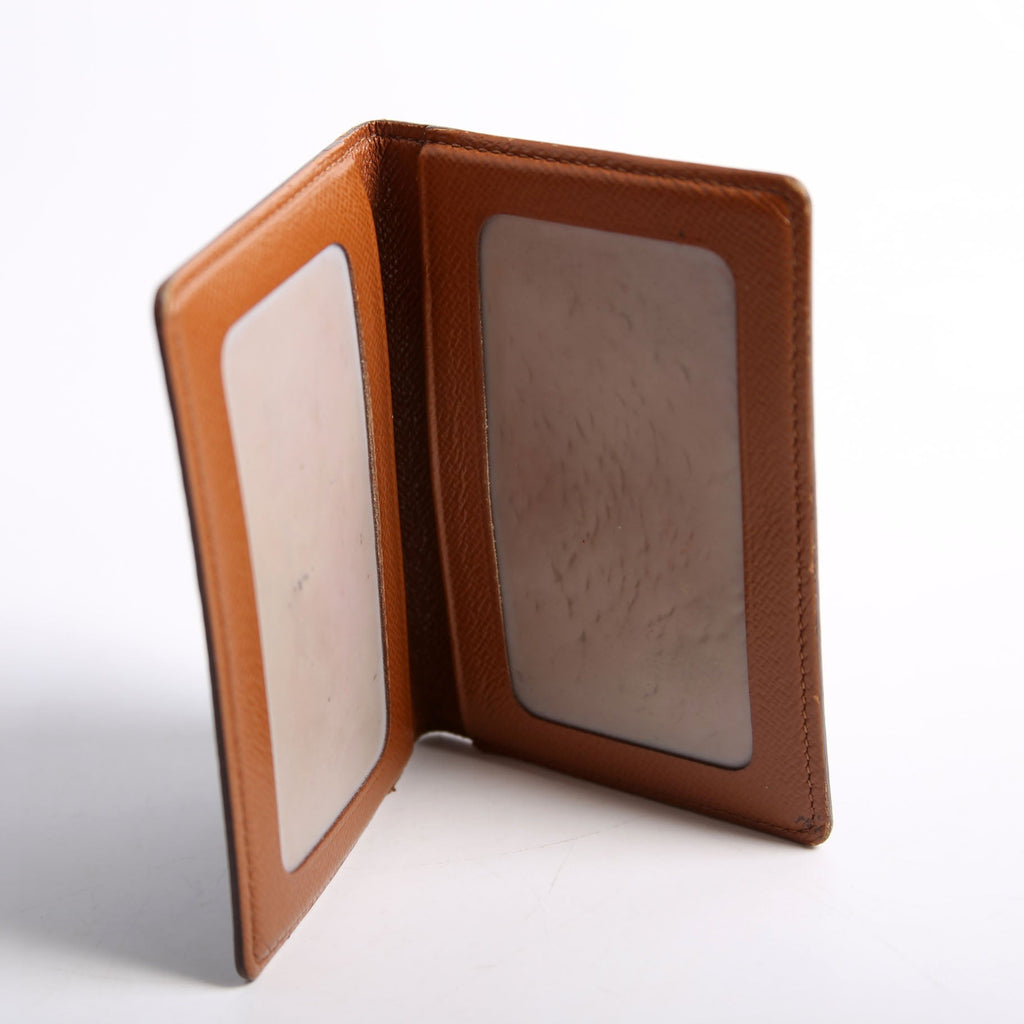 Id Holder Monogram Brown