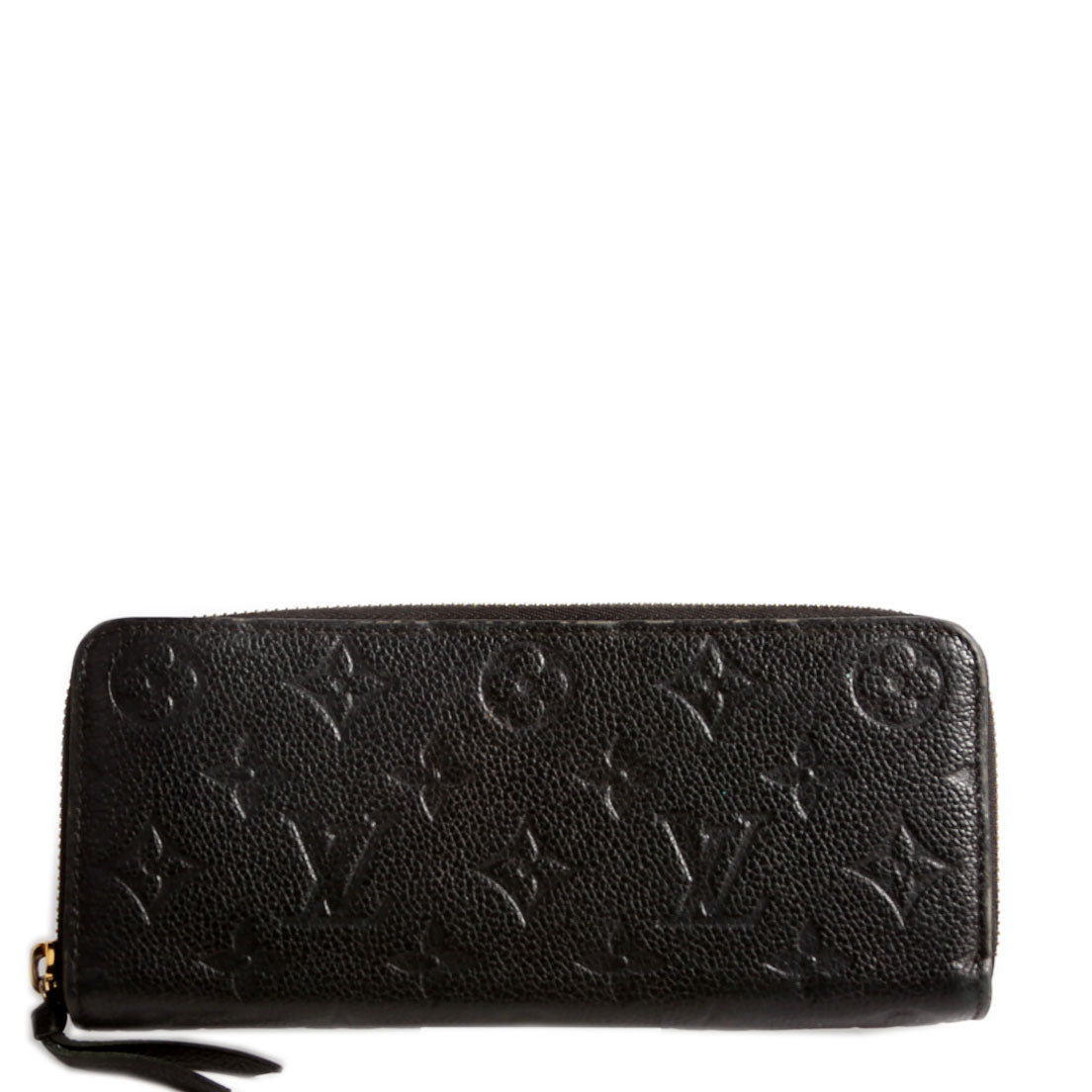 Clemence Wallet Empreinte Black