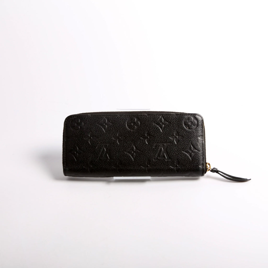 Clemence Wallet Empreinte Black