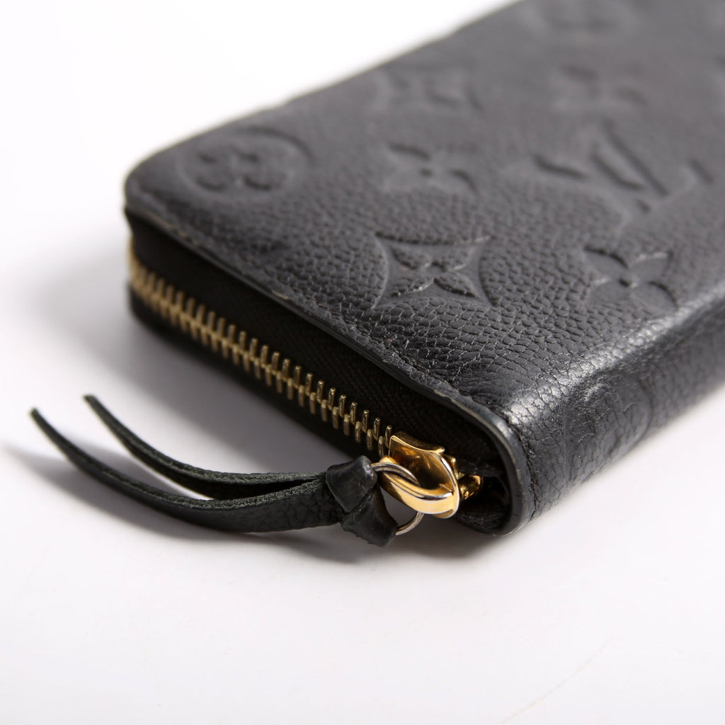 Clemence Wallet Empreinte Black