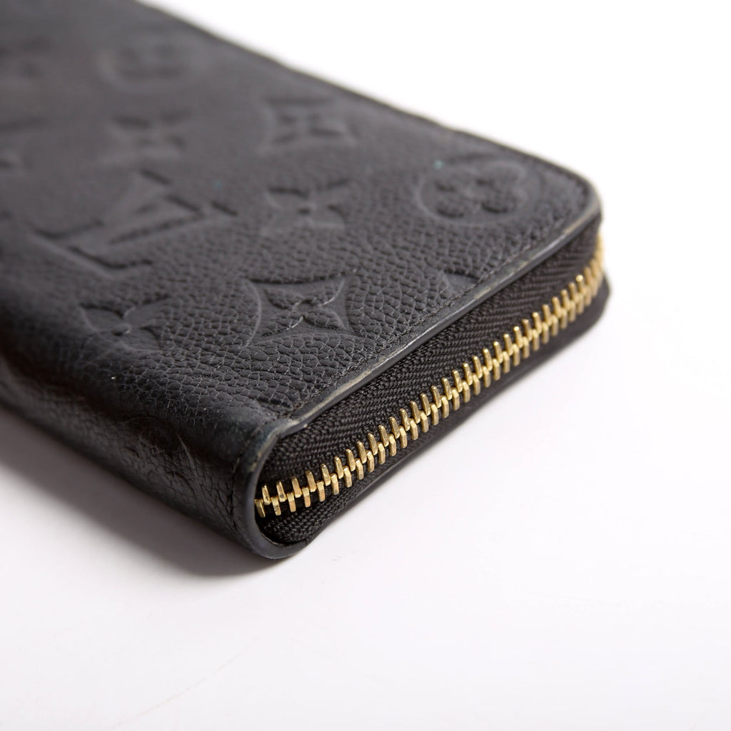 Clemence Wallet Empreinte Black