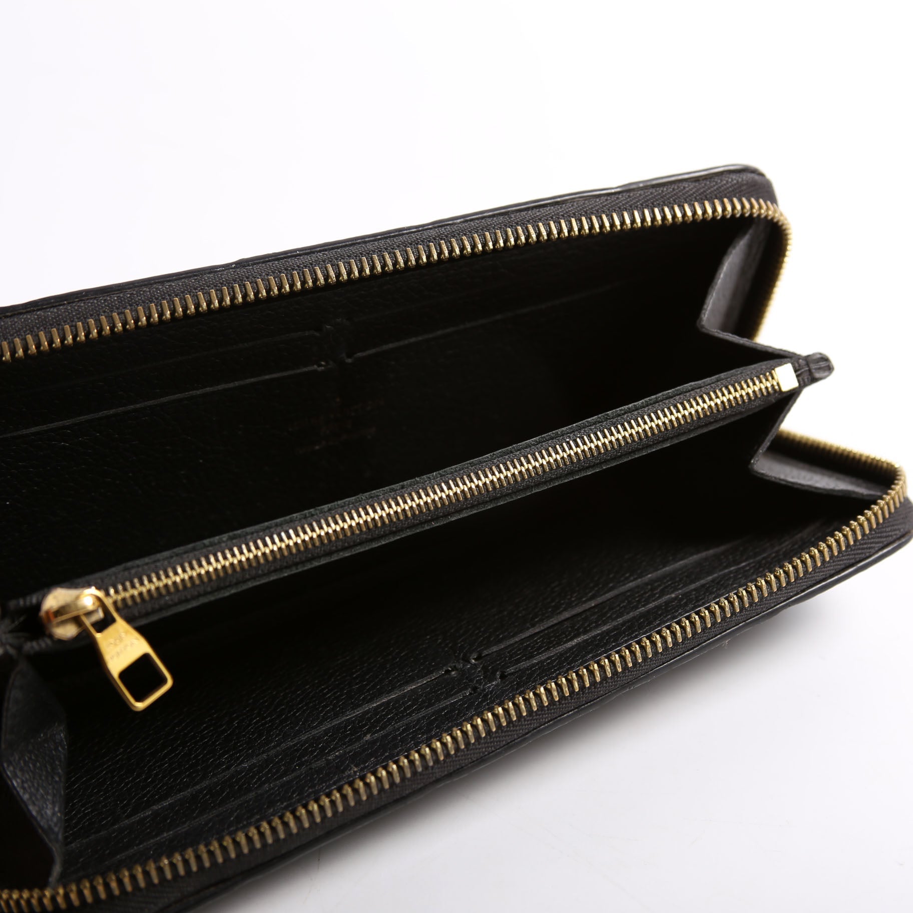 Clemence Wallet Empreinte Black