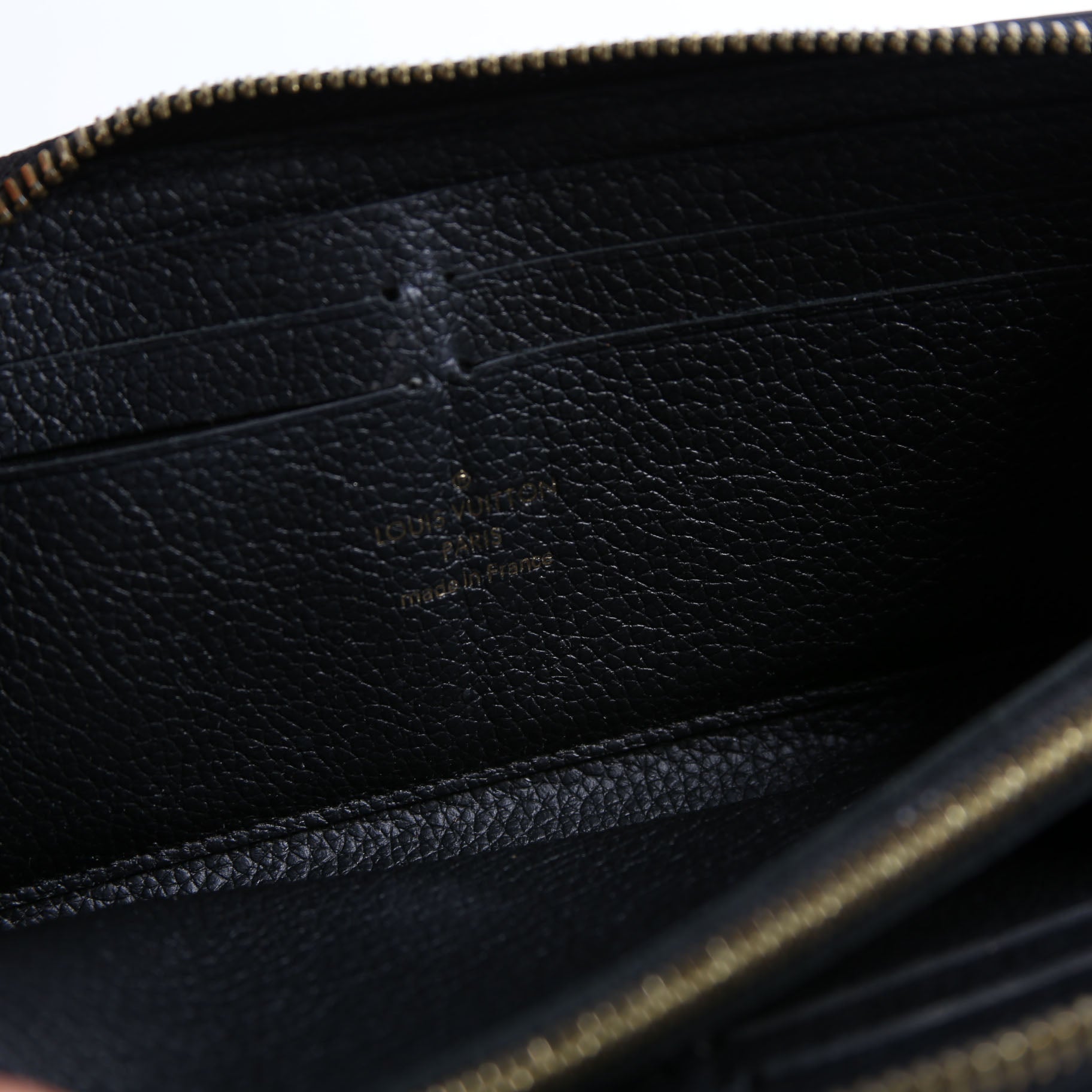 Clemence Wallet Empreinte Black