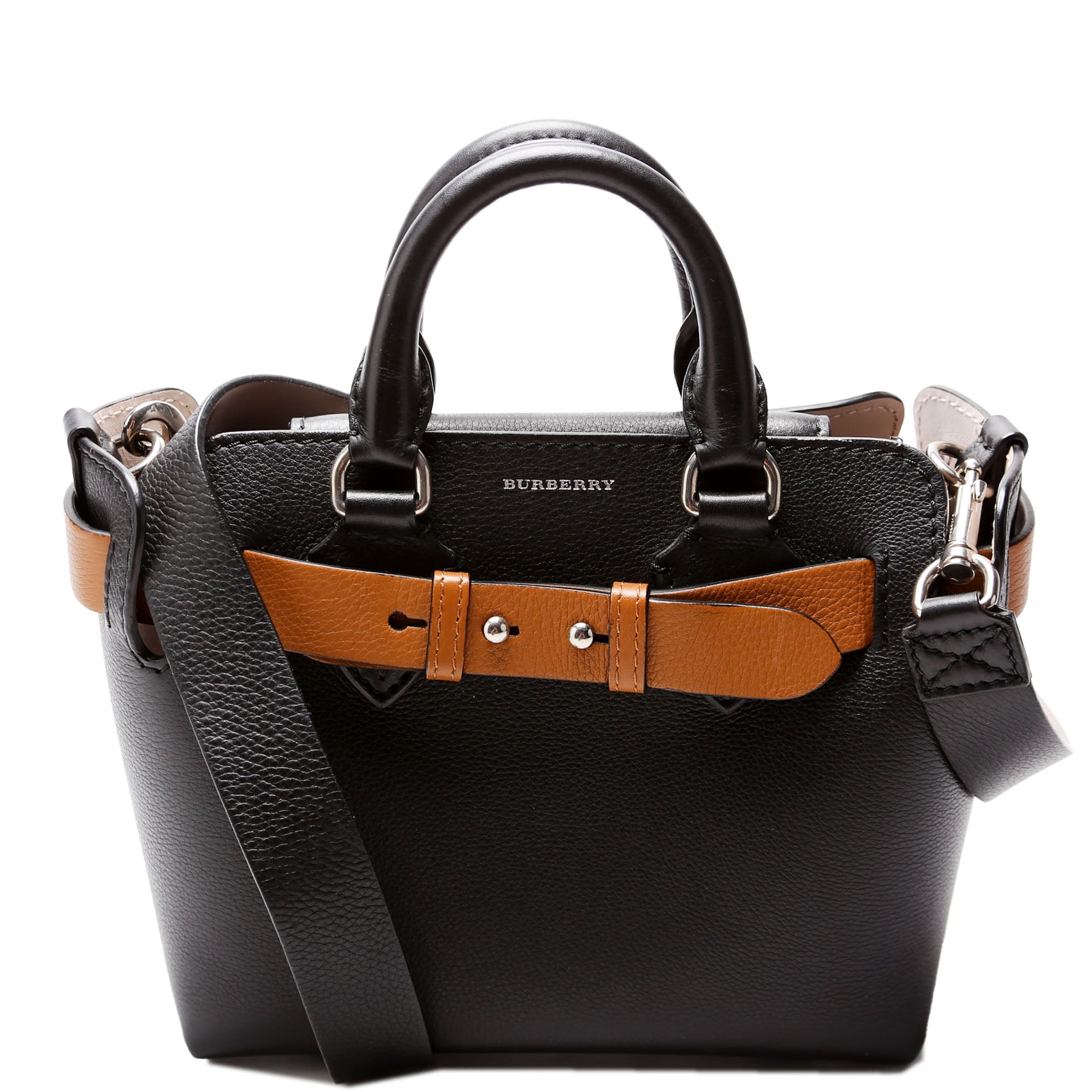 8006678 Baby Belt Bag Pebble Leather Black/Brown