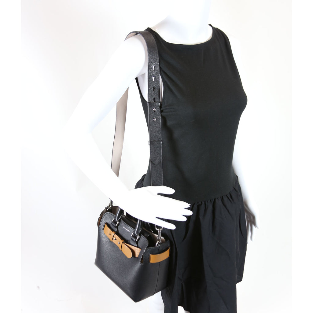 8006678 Baby Belt Bag Pebble Leather Black/Brown