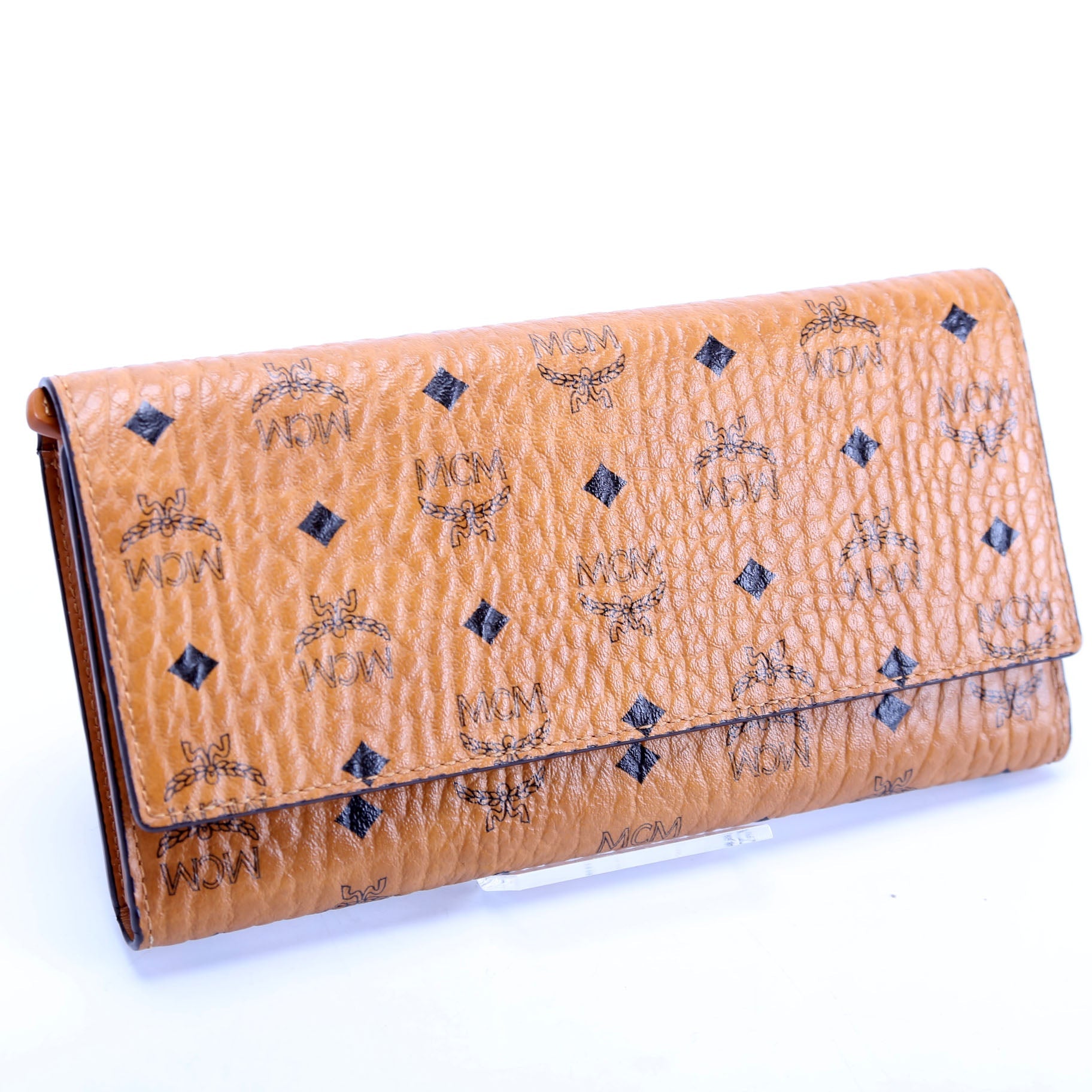 Visetos Trifold Long Wallet Brown