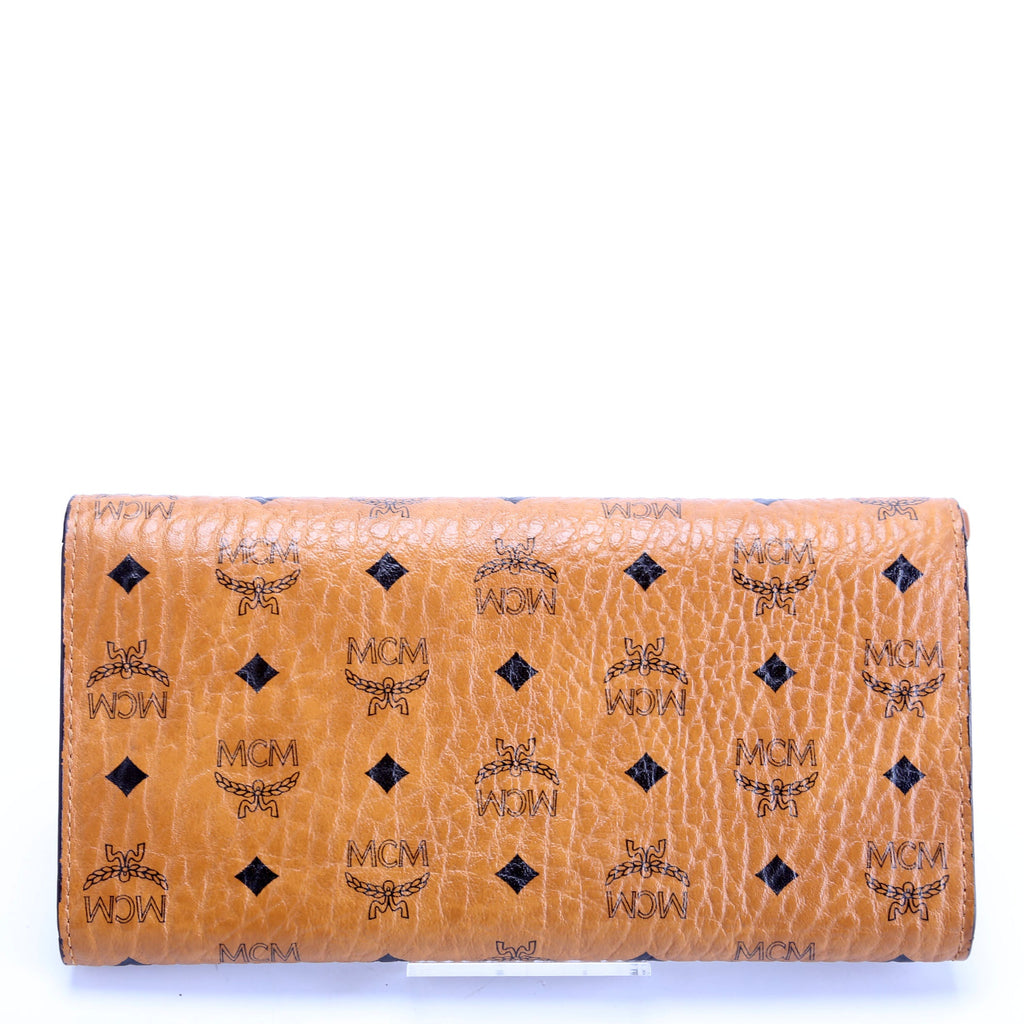 Visetos Trifold Long Wallet Brown