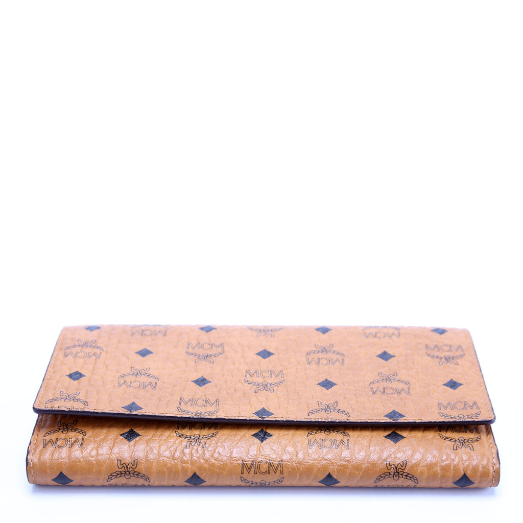 Visetos Trifold Long Wallet Brown