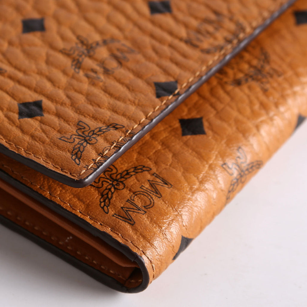 Visetos Trifold Long Wallet Brown