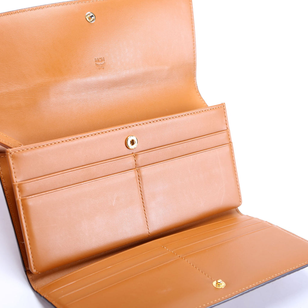 Visetos Trifold Long Wallet Brown