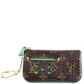 Pochette Cles Monogram Perforated Green