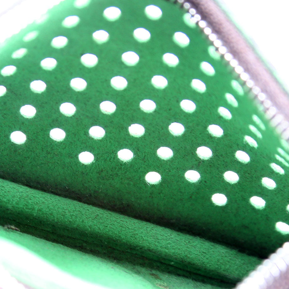 Pochette Cles Monogram Perforated Green