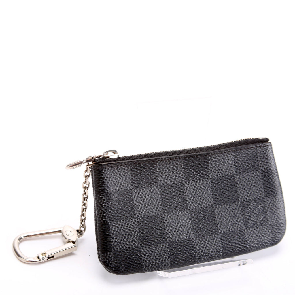 Pochette Cles Damier Graphite