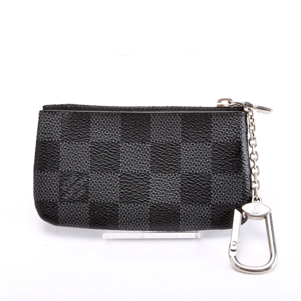Pochette Cles Damier Graphite
