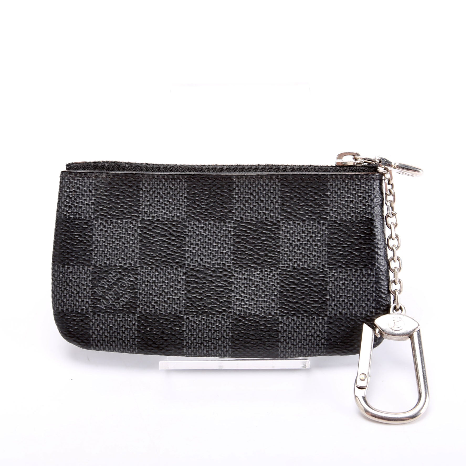 Pochette Cles Damier Graphite