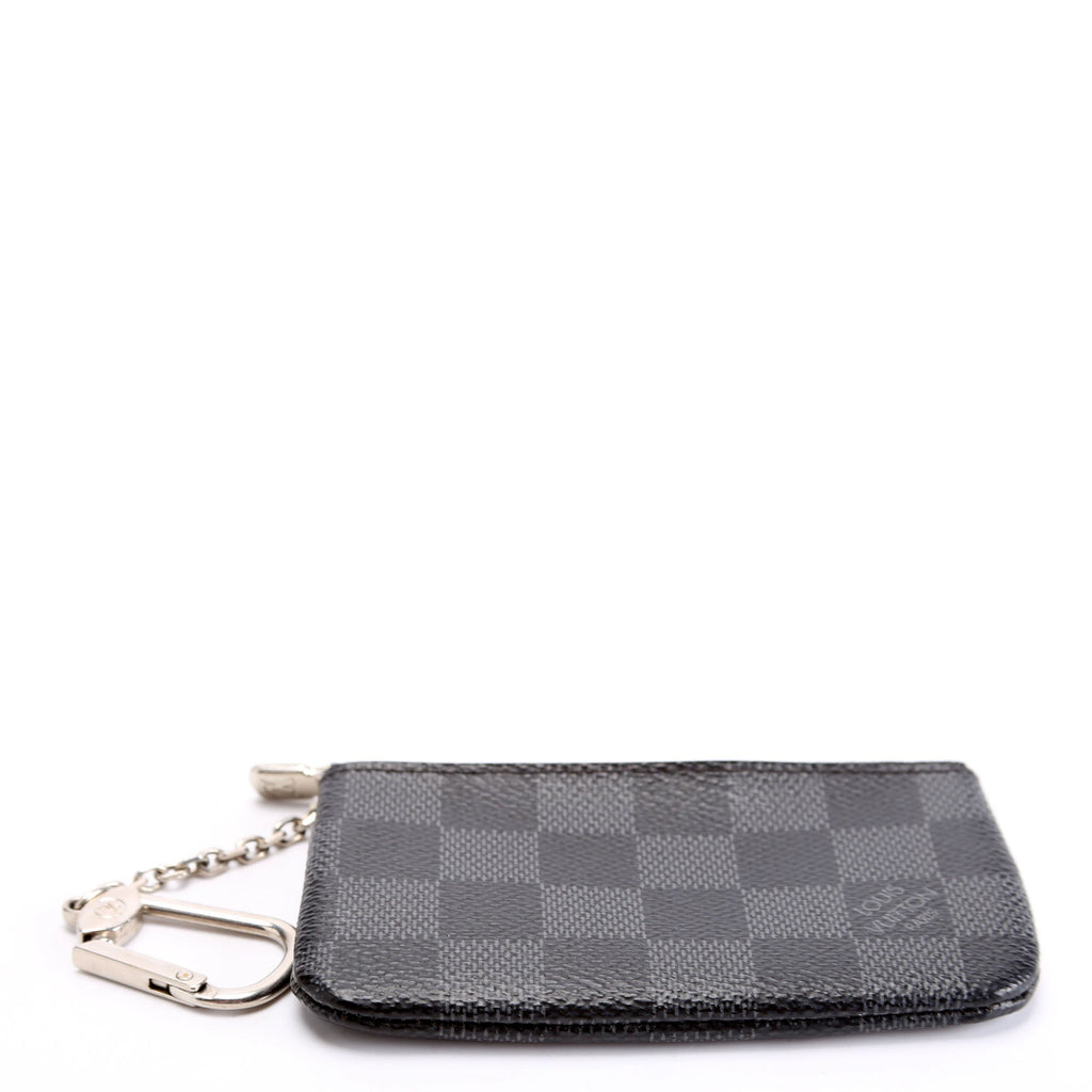 Pochette Cles Damier Graphite