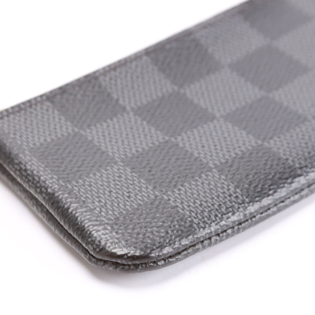 Pochette Cles Damier Graphite