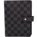 Agenda Medium Ring Damier Graphite
