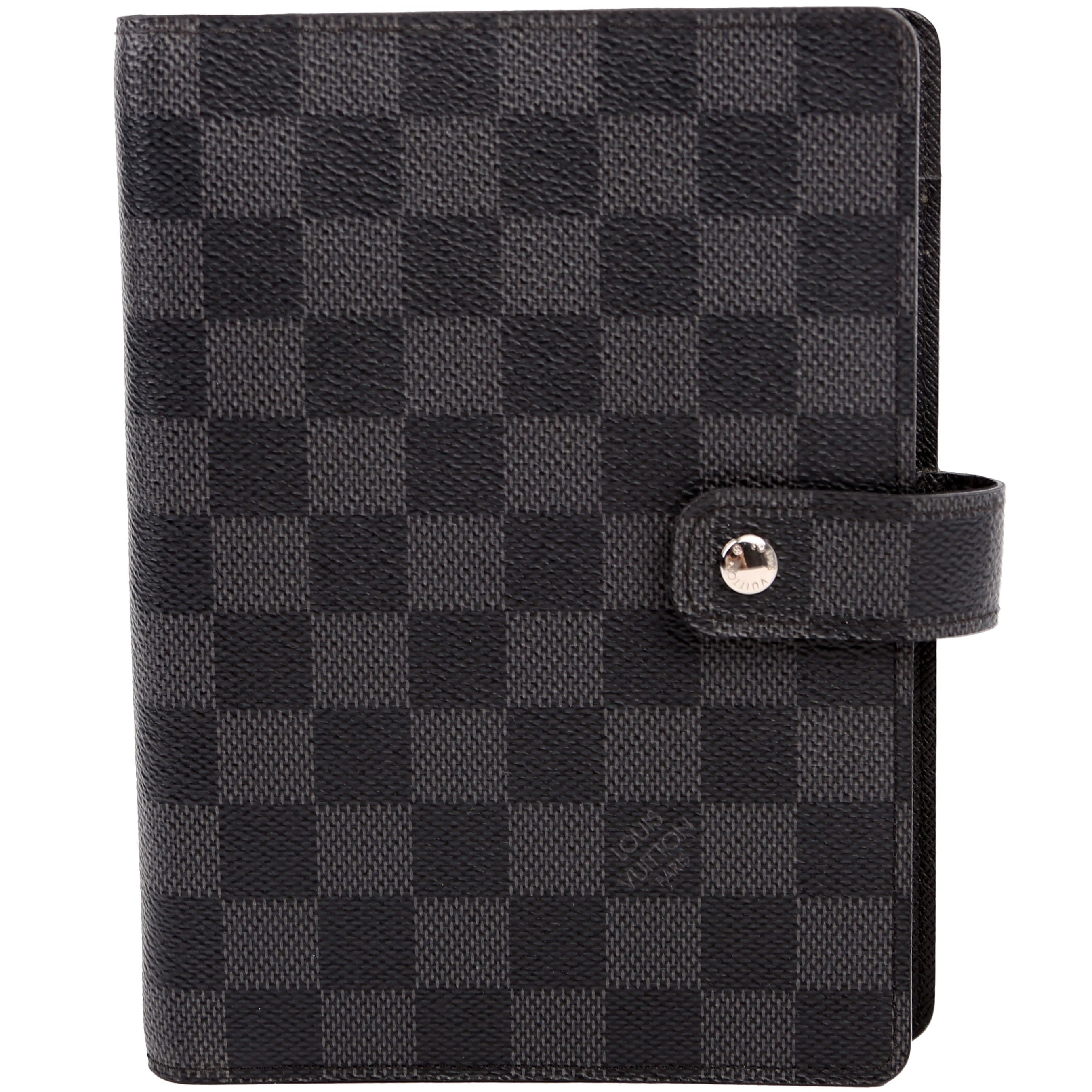 Agenda Medium Ring Damier Graphite