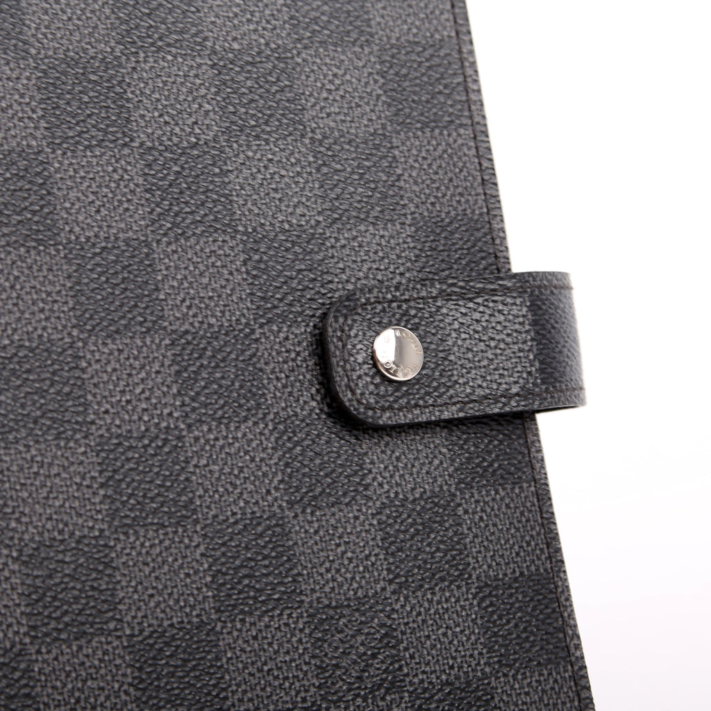 Agenda Medium Ring Damier Graphite