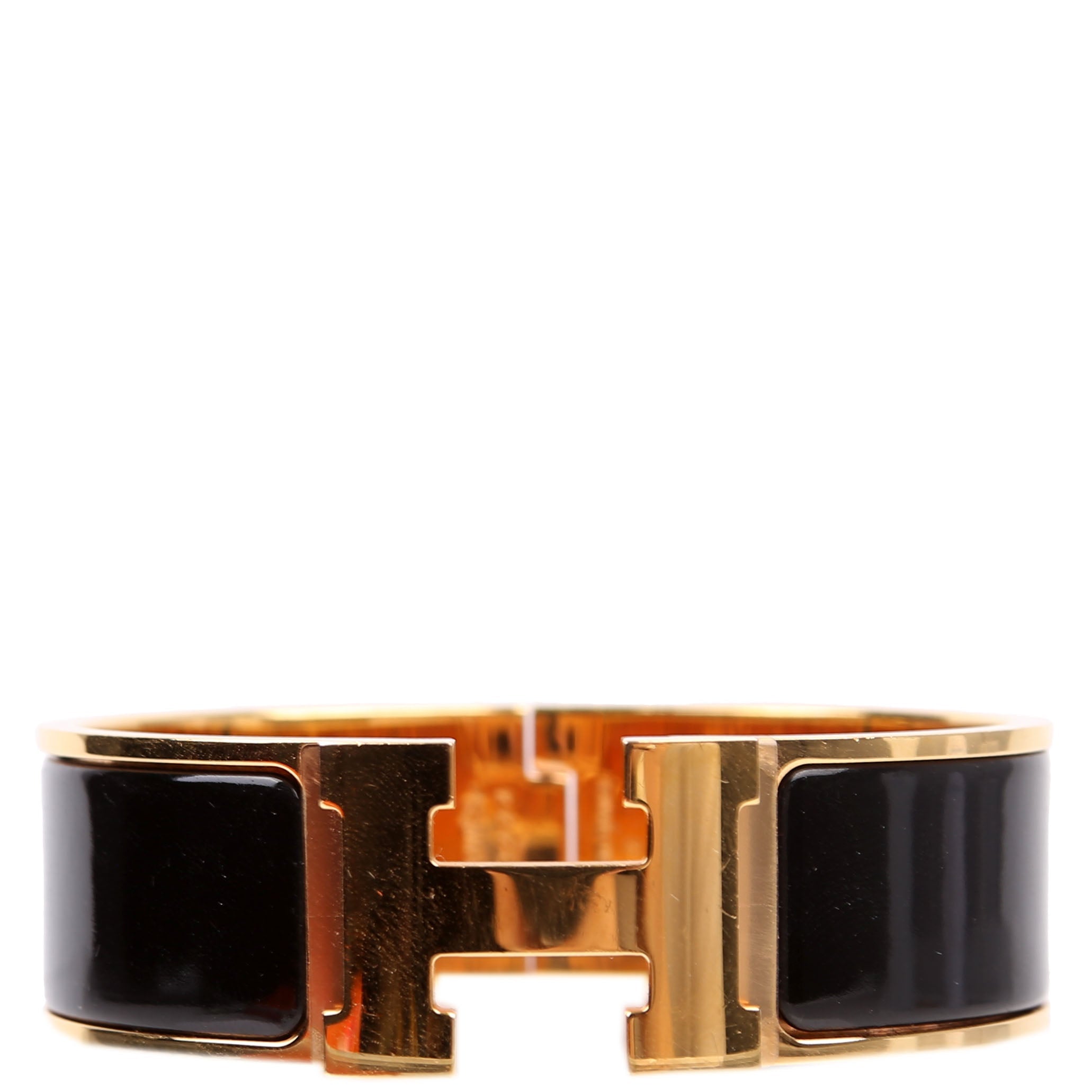 Clic Clac Wide GM Bracelet Gold/Black