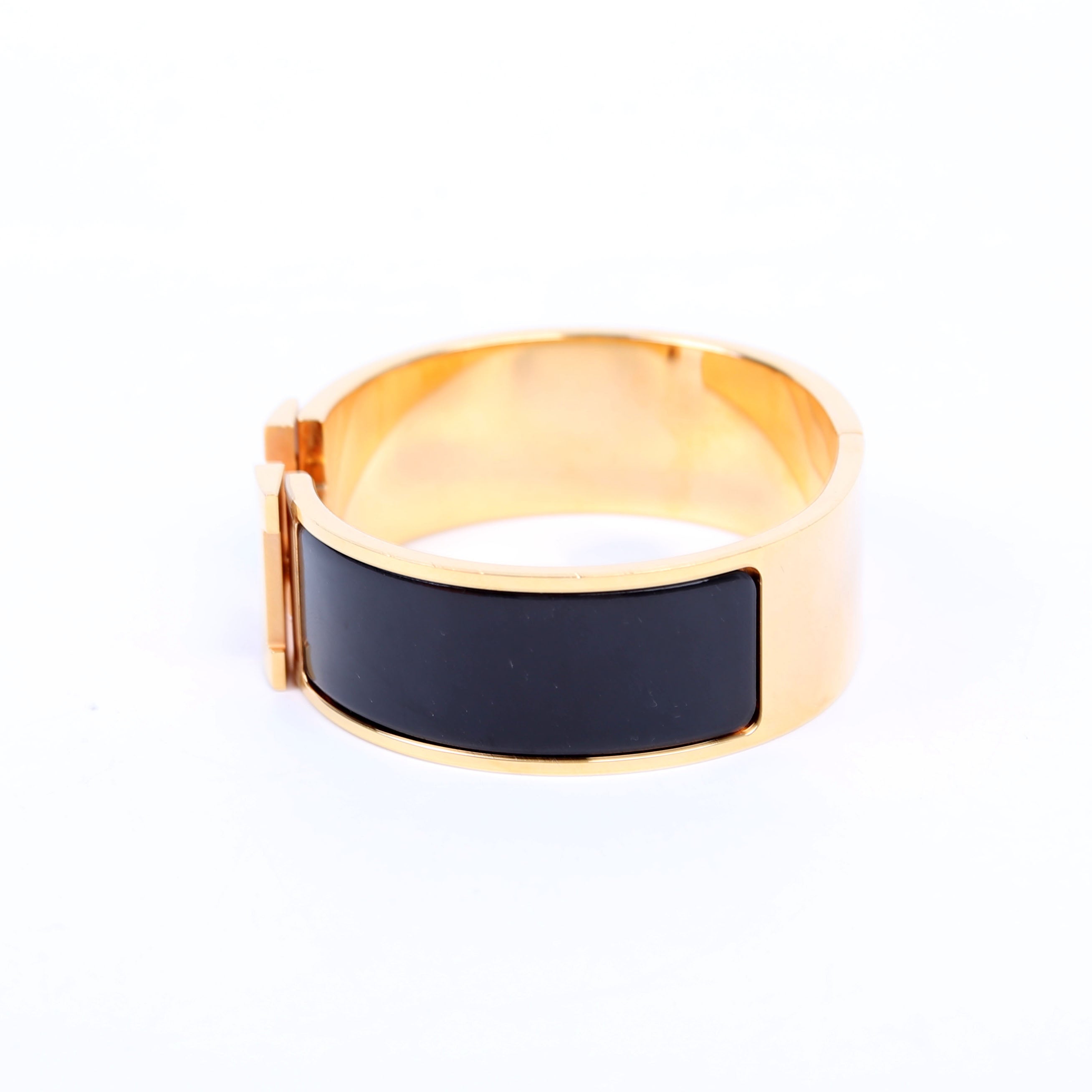 Clic Clac Wide GM Bracelet Gold/Black